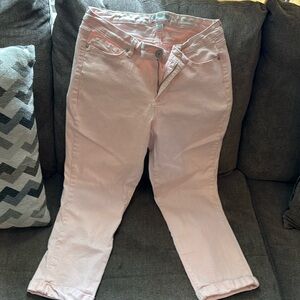 Pink capri jeans pants Arizona brand size 10